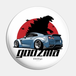 Nissan GTR Godzila Pin