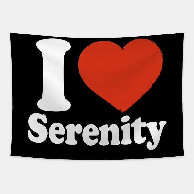 I Love Serenity Tapestry by Saulene