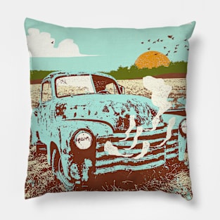 OLD TRUCK Pillow