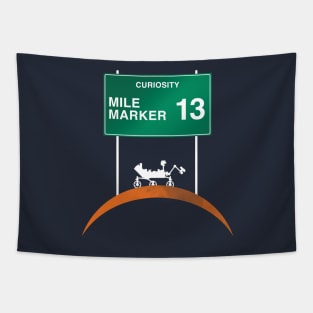 Curiosity: Mile Marker 13 Tapestry