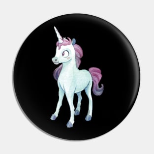 cute unicorn graphic art Pin