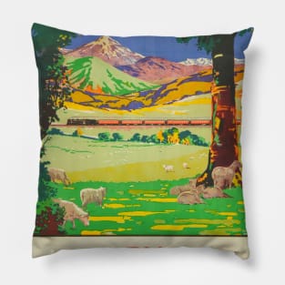 Vintage Travel - Labour Day Pillow