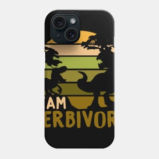 Team Herbivore - Vegan Dinosaur Gift Phone Case