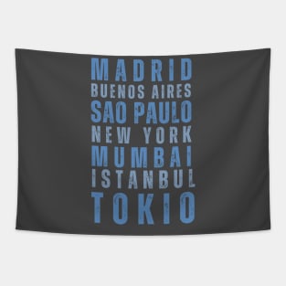 Cities of the world Tapestry