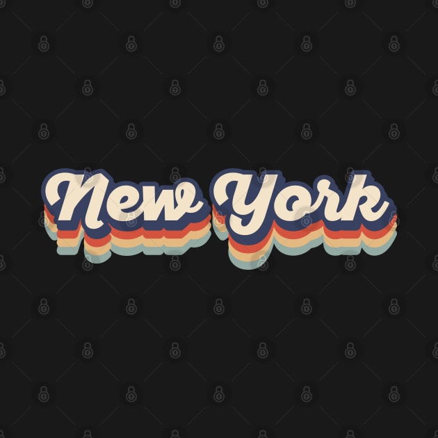 New York Vintage Colors by DetourShirts