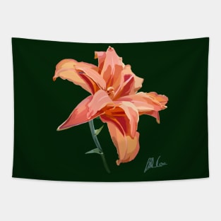 Orange Lily Tapestry