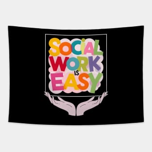 Social Worker Is Easy Tapestry