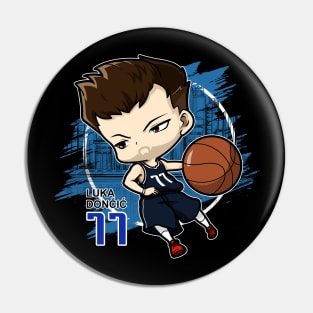 Chibi Basketball - Luka Doncic Pin