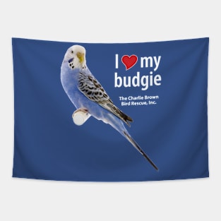 CB Blue Budgie 1 Tapestry