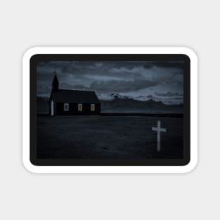 The Buðir Black Church - Iceland Magnet