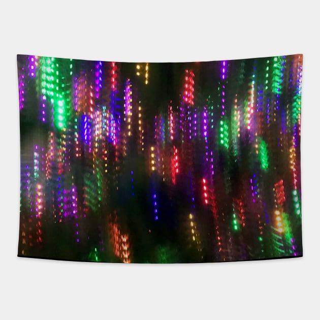 Color Streaks of Light  no. 2 Tapestry by Neil Feigeles