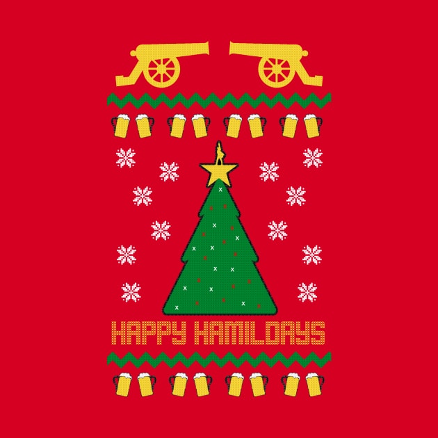 Happy Hamildays: A Hamilton Christmas Sweater by mint_tees