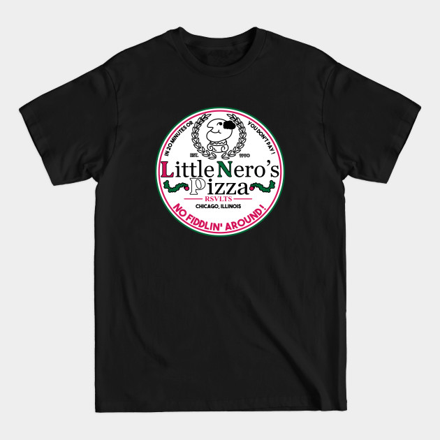 Disover Little Nero Pizza - Xmas Movie - T-Shirt