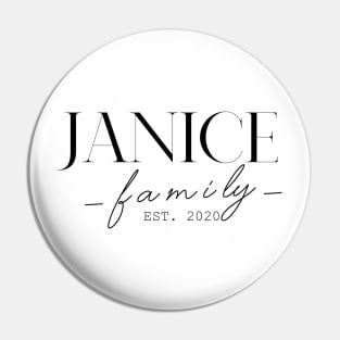 Janice Family EST. 2020, Surname, Janice Pin