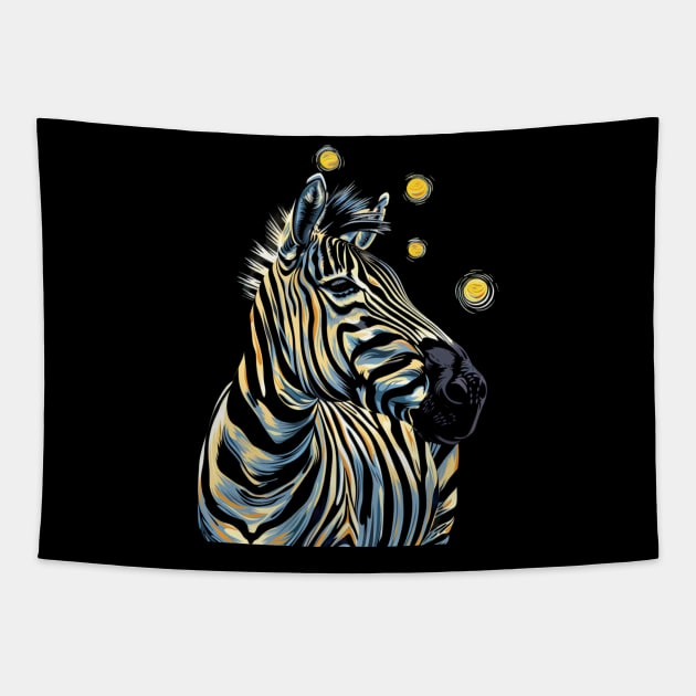 Zebra Captive Breeding Tapestry by KatelynnCold Brew