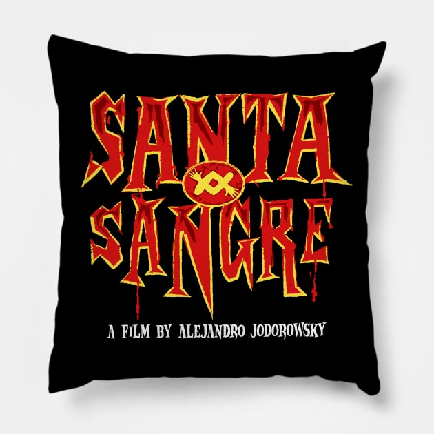 Santa Sangre Cult Film Design Pillow by HellwoodOutfitters