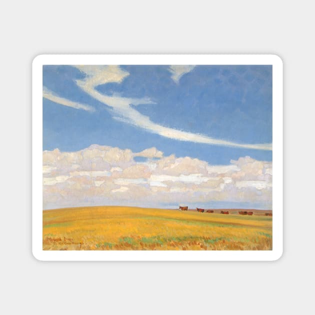 Prairie After Storm by Maynard Dixon Magnet by MasterpieceCafe