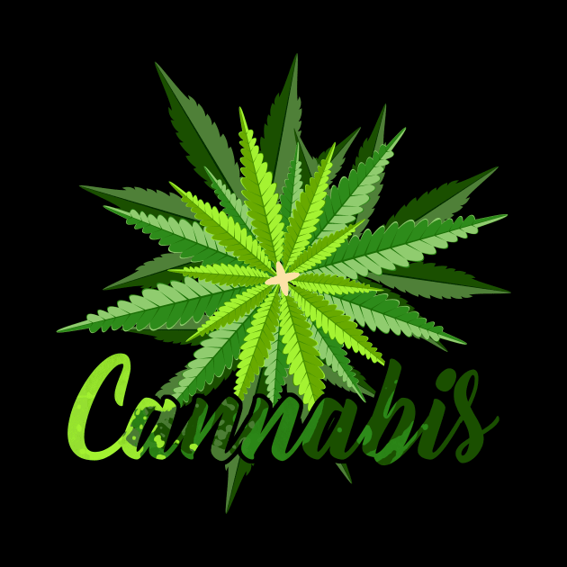 Cannabis Top by CryptoTextile