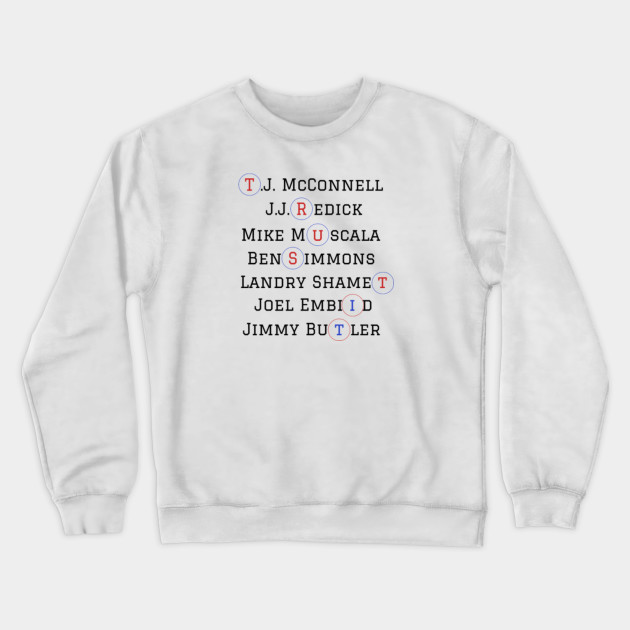 76ers crewneck sweatshirt