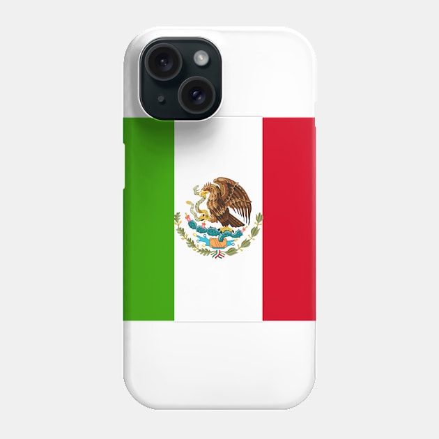 Mexico coat of arms flag Phone Case by AidanMDesigns