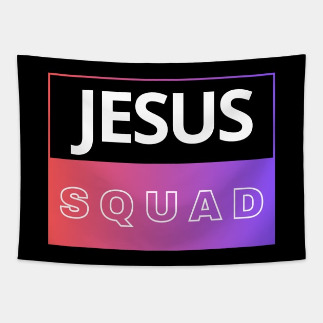 Jesus Squad | Christian Tapestry by All Things Gospel