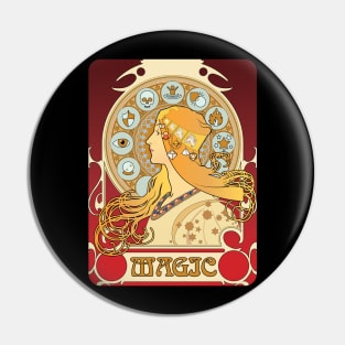 Schools of Magic - Mucha Pin