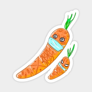 baby carrot challenge Magnet
