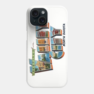 Greetings from Valley City North Dakota Phone Case