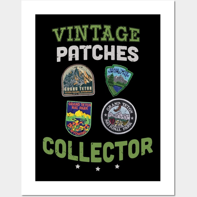 vintage patches collector / patches lover gift idea / patch collector  present - Vintage Patches Collector - Posters and Art Prints