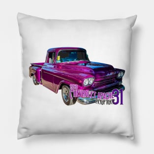 1959 Chevrolet Apache 31 Pickup Truck Pillow