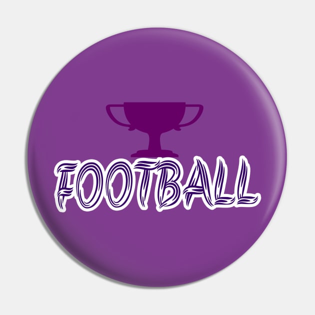 Football Pin by Shop Ovov