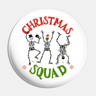 Funny Christmas Squad Matching Family Group Xmas Pin