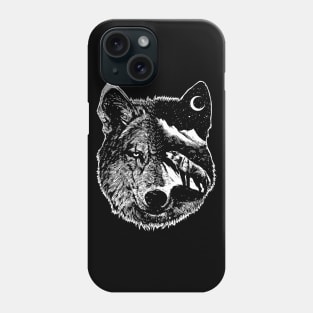 Night wolf Phone Case