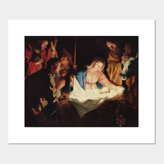 Christmas Nativity Painting Christmas Posters And Art Prints