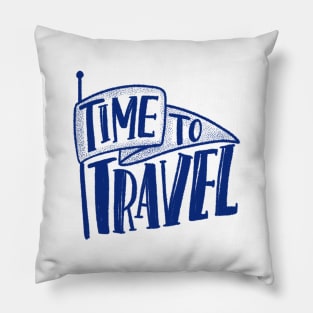 Time to Travel Pillow