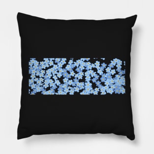 Forget-Me-Not Pattern Pillow