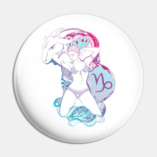 Dual Color Capricorn Beauty Pin