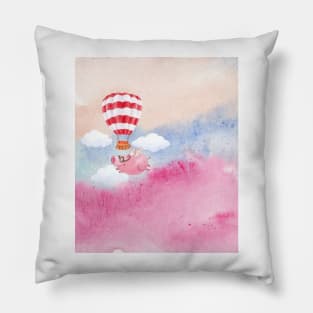 flying pig Pillow