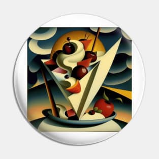 Berries & Cream - Abstract Art Style Pin