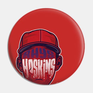 Rhys Hoskins Philadelphia Player Silhouette Pin