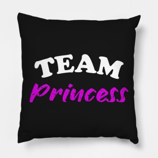 Copy of Team princess | Gender reveal party shirts Pillow