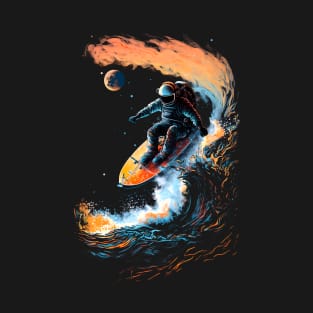 Surfing astronaut T-Shirt
