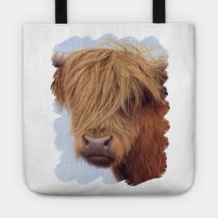 Highland Cow Painting Tote