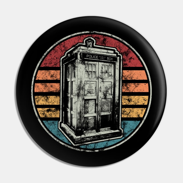 Vintage Police Box Pin by FanFreak