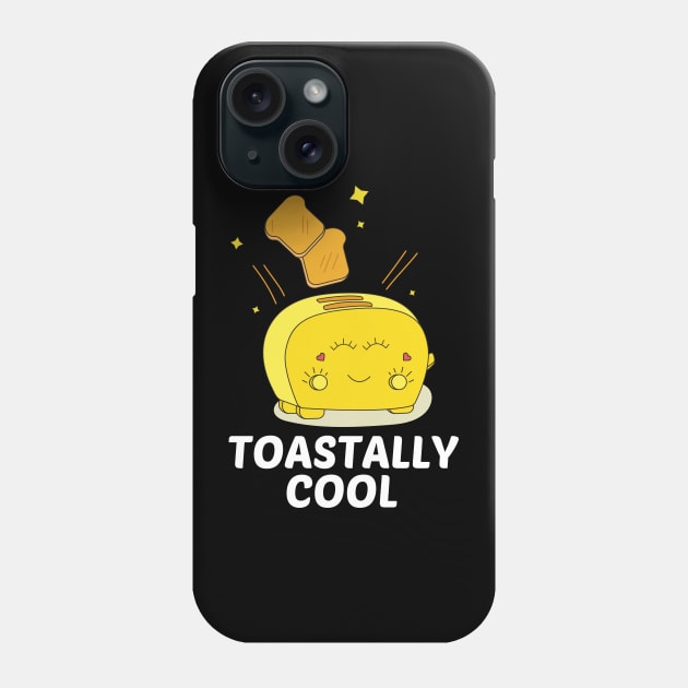 Toastally Cool - Cute Toaster Pun Phone Case by Allthingspunny