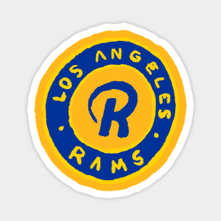 Los Angeles Raaaams 30 Magnet