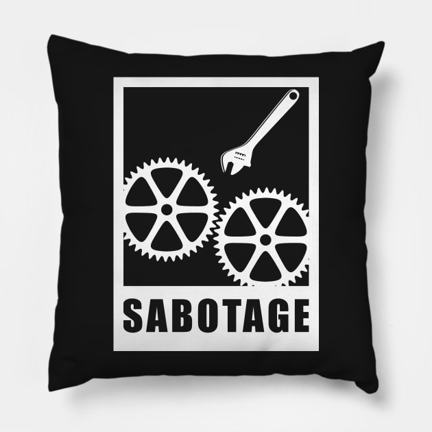 Sabotage Pillow by Gaspar Avila