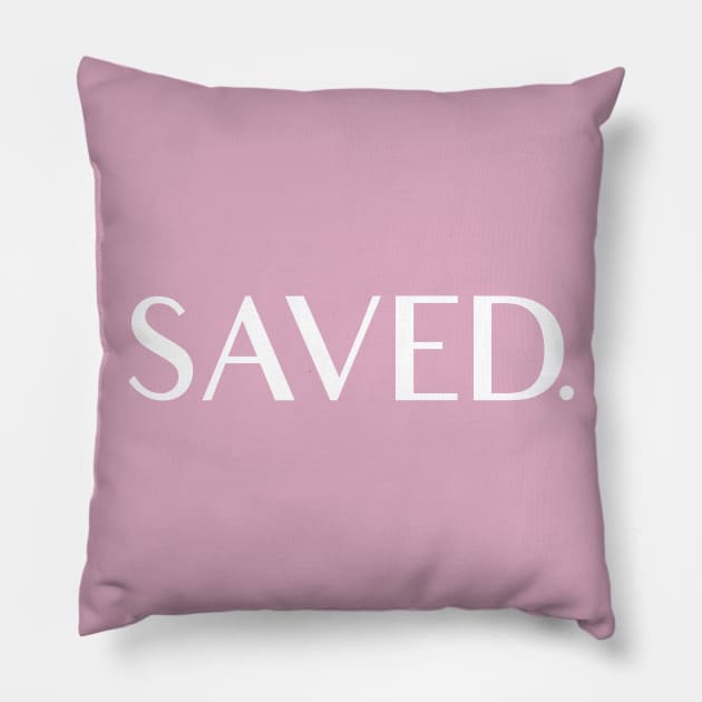 SAVED. Pillow by Iron_and_Iron