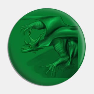 jade green dragon kaiju ecopop natural beast Pin