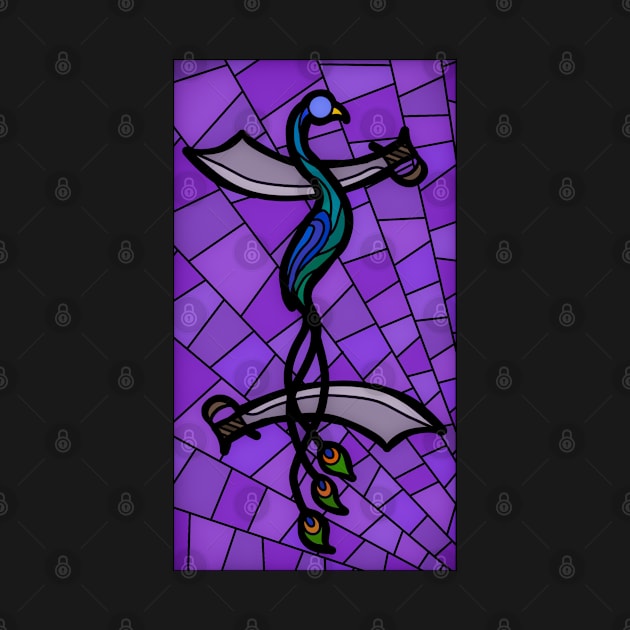 Mollymauk Tealeaf Stained Glass by OctopodArts